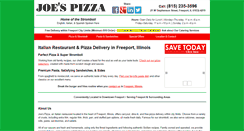Desktop Screenshot of joespizzaoffreeport.com